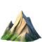 Mountain emoji on Apple